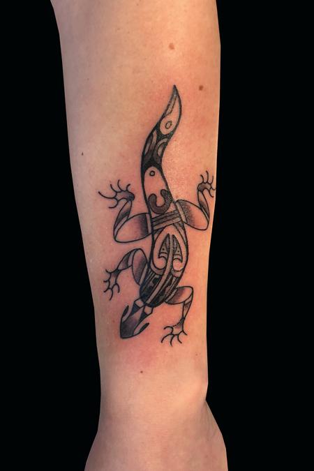 Tattoos - Polynesian Gecko - 137930